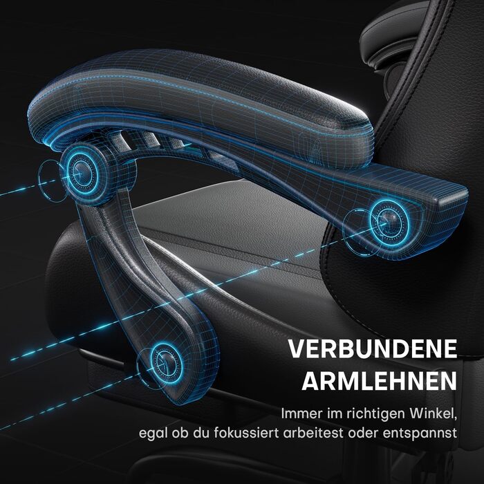 Ігрове крісло з функцією масажу, ергономічне ігрове крісло, гоночне ігрове крісло з підставкою для ніг, підголівником та масажною поперековою подушкою, м&39яке комп&39ютерне крісло, вантажопідйомність 150 кг, чорно-сіре