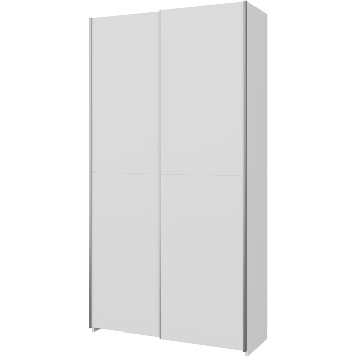 Багатофункціональна шафа 100 40, сучасна шафа з розсувними дверима та 2 дверима, вузька, для передпокою, дерев&39яний композит, білий колір, 100,1 см завширшки x 190,5 см заввишки x 39,1 см завглибшки. Шафа з розсувними дверима завширшки 120 см.