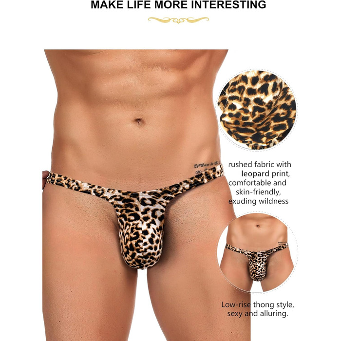 Чоловічі стрінги-танга ohyeahlady, еластичні, XL