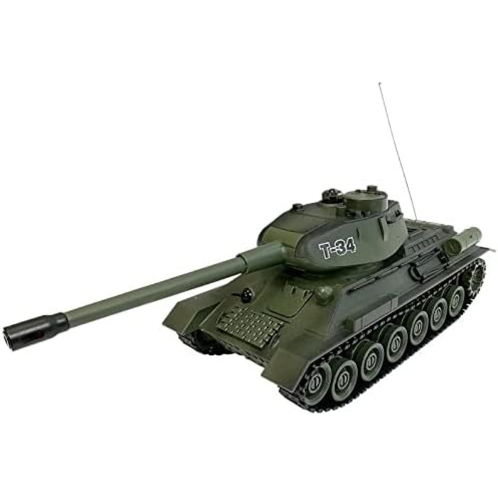 Радіокерований танк T-34 Битва 128 з інфрачервоною системою бою, 2.4 ГГц, колір оливковий