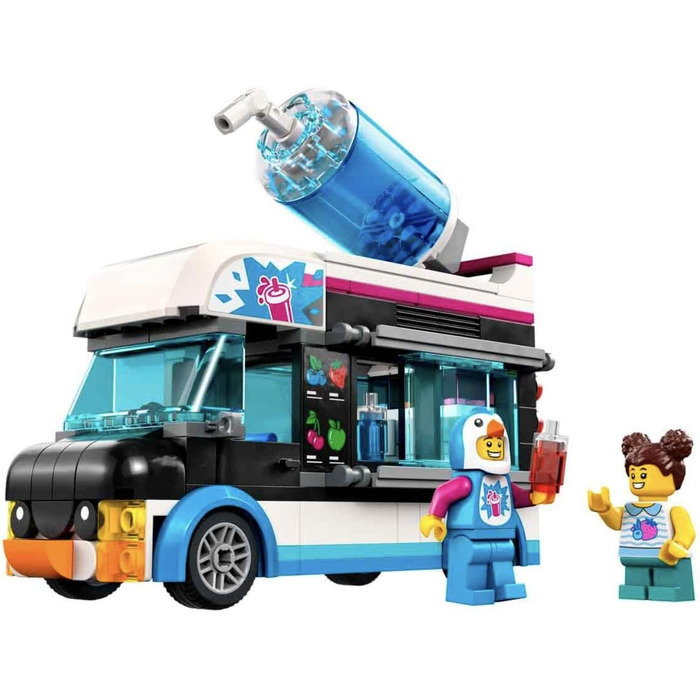 Конструктор LEGO City 60384, Фургон із напоями Slushy, 194 деталі