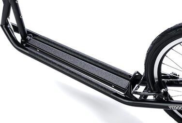 Самокат Yedoo S2020 - до 150 кг, самокат з пневматичними шинами 20/20 - самокат для дорослих, самокат для собак Burgundy