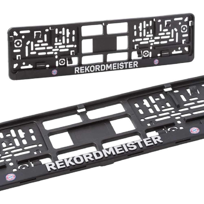 Набір з 2 3D власників номерних знаків - Рамки для номерних знаків - Підсилювачі номерних знаків - ФК Баварія Мюнхен