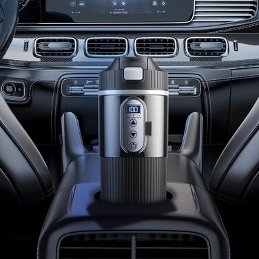 Електричний чайник автомобільний 12V/24V, електричний чайник для автомобіля 12 Вольт 24 Вольт з прикурювачем, кемпінговий чайник д