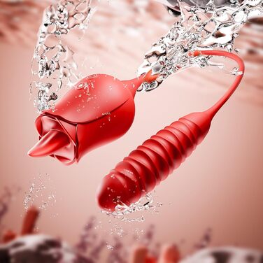 Вібрація для жінок, вібратор-фалоімітатор, секс-іграшка для жінок та пар з 10 функціями штовхання, 10 наборів вібраційних секс-іграшок для облизування язика для жінок, вібратор для клітора та анального сексу, секс-іграшки