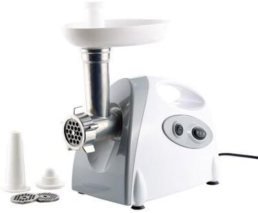 М'ясорубка PEARL Електрична багатофункціональна м'ясорубка з потужністю обертання 800 Вт (м'ясорубка, фаршемішалка, макаронна маши