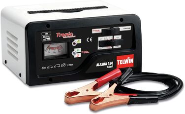 Автомобільний зарядний пристрій і стартер Telwin Elements ALASKA 150 START для акумуляторів 12 В, зарядний струм до 15 А, пусковий