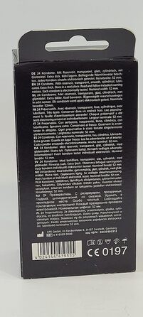 Презервативи Anos-04161930000 прозорі одного розміру, 24 шт. и