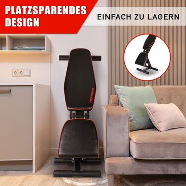 Професійна гантель Лава для тренажерів Premium Line Лава з багаторівневим регулюванням нахилу Надзвичайно вантажопідйомна вага 550 кг 21 тренувальне положення З опорою для ніг Включає посібник з тренувань для лави