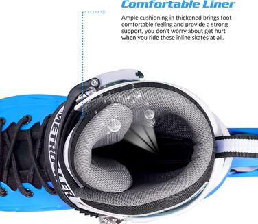 Роликові ковзани METROLLER для дівчаток та хлопчиків, жінок, чоловіків, 4 розміри, регульовані роликові ковзани з колесами, що сві