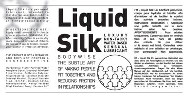 Водний гель-лубрикант Liquid Silk, 2×500 мл