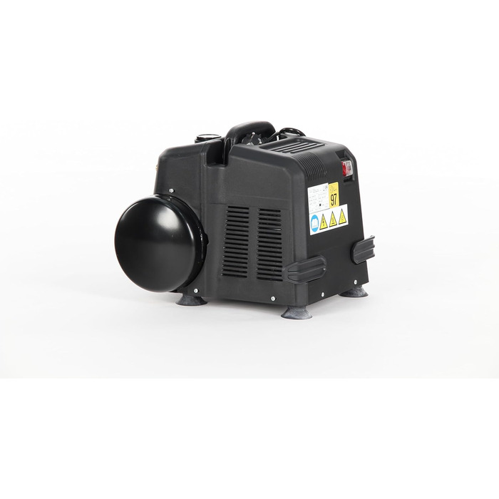 Переносний повітряний компресор FIAC CUBY, безмасляний, максимальний тиск 8 бар, 1,5 к.с., 6-літровий бак, рівень шуму 97 дБ