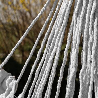 Підвісне крісло для вулиці 97 x 130 см Сірого кольору до 120 кг - Крісло-гойдалка для використання на вулиці та в приміщенні - Підвісна гойдалка Ідеально підходить для дому, саду чи балкону 23671