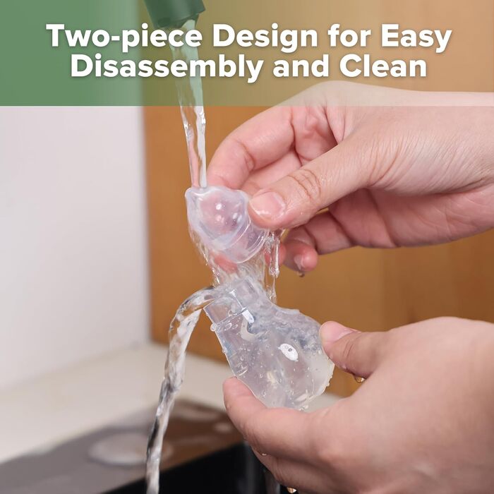 Силіконовий назальний аспіратор haakaa baby Безпечний дитячий засіб для чищення носа Шприц з грушами для носа Easy-Squeeze, Baby N