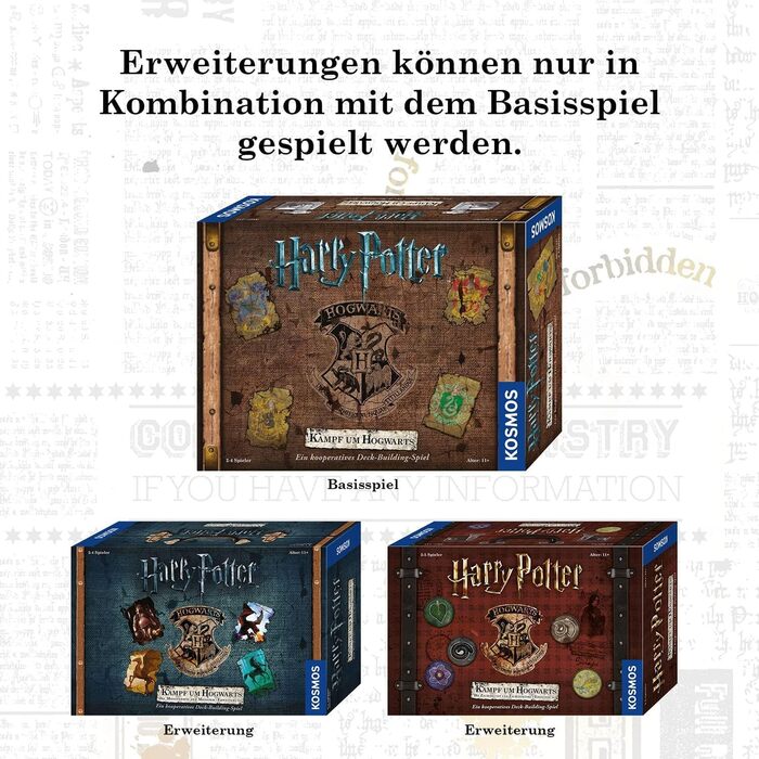 Гаррі Поттер Битва за Гоґвортс (Harry Potter Battle for Hogwarts Expansion) - Чаклунство і зілля, розширення для гри Гаррі Поттера Битва за Гоґвортс (Harry Potter Battle for Hogwarts) для 2-5 гравців віком 11 Розширення Чаклунство і зілля (Wizardry and Po