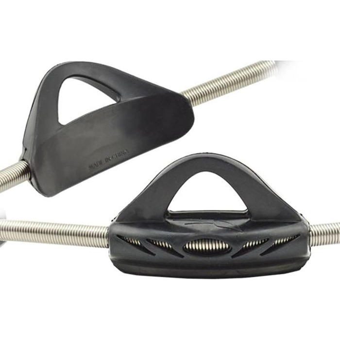 Ремінці для ласт з нержавіючої сталі для дайвінгу, ремінці для ласт з нержавіючої сталі, 2 ремінці для банджі-дайвінгу, нековзні ремінці для ласт, хороша міцність, для Cressi, Mares Fin (M, чорний) M Чорний