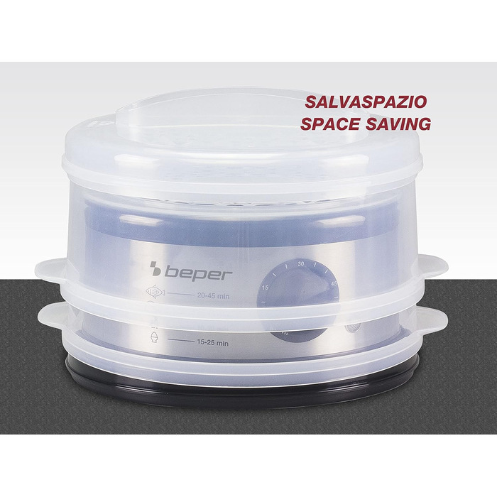 Багатофункціональний відпарювач 5 л, компактний акумулятор, таймер на 60 хвилин, потужність 400-500 Вт, - сріблястий і чорний 5 літрів