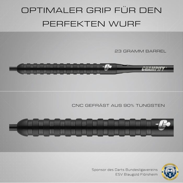 НОВИЙ набір дротиків Blackbird з 90 вольфраму з корпусом 23 г та чорним футляром 3 сталеві дротики з 9 алюмінієвими держаками та 9 дергами Набір дротиків з аксесуарами Дротики з металевим наконечником