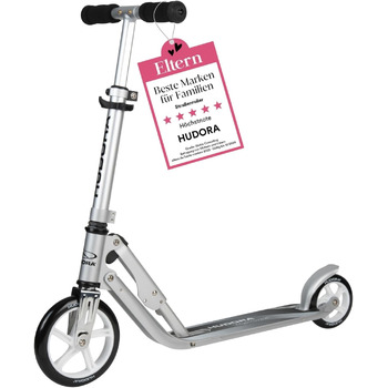 Самокат HUDORA Little BigWheel - безпечний алюмінієвий самокат для дітей від 3 років - регульований по висоті та складаний міський