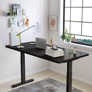 Регульована по висоті рама столу AIMEZO з 2 двигунами, електрична рама столу з 2 напрямками, регулювання висоти, функція пам&39яті та запобігання зіткненням, чорна - 2