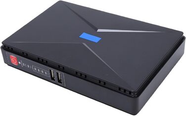 Міні-UPS, 10400 mAh, Надійне живлення для роутера, модему, камери відеоспостереження, Корпус з ABS-пластику (Європейська вилка)