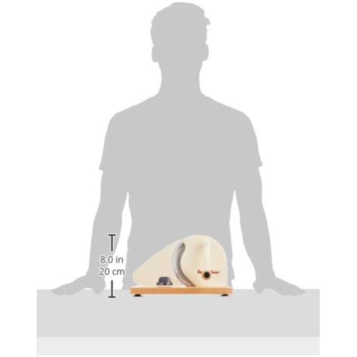 Інструкція для хліборізки Zassenhaus CLASSIC Бежевий Сталеве лезо Solingen Товщина різання 1-18 мм Дошка і кривошип з деревини бука 30 25,5 19 см бежевий 11,75 дюйма на 8 дюймів