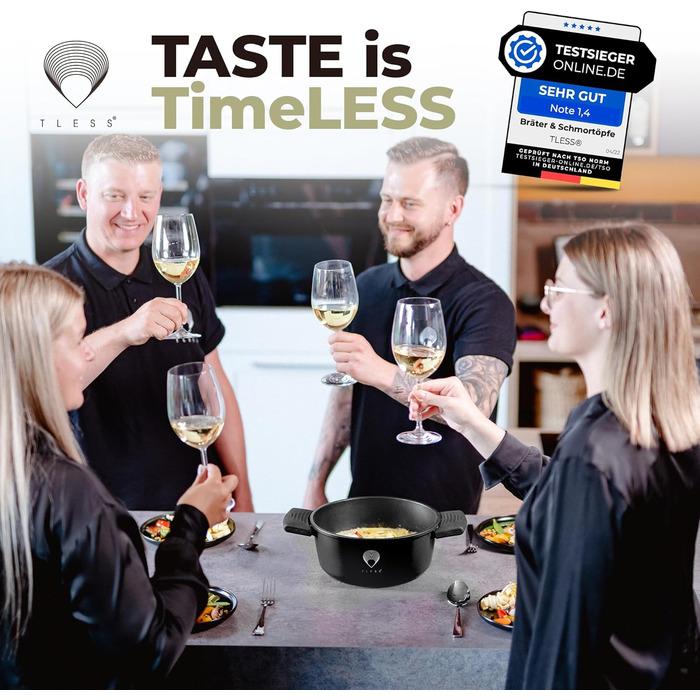 В1 лита алюмінієва сковорода з кришкою підходить для використання в духовці для запікання та тушкування або як сковорода для індук