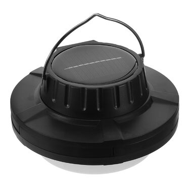 Сонячний кемпінговий ліхтар Hemobllo з регульованим портативним ліхтарем для кемпінгу, кемпінгу та намету, акумуляторний, USB-кабель, аварійне освітлення