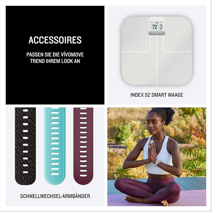 Гібридний смарт-годинник з аналоговими стрілками та сенсорним екраном, функціями фітнесу/здоров&39я, аналізом сну, Garmin Pay, сповіщеннями та часом автономної роботи до 5 днів. Trend Rose Gold