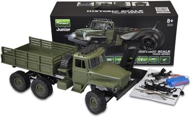 Вантажівка 6x6 116 RTR 2,4GHz, зелена