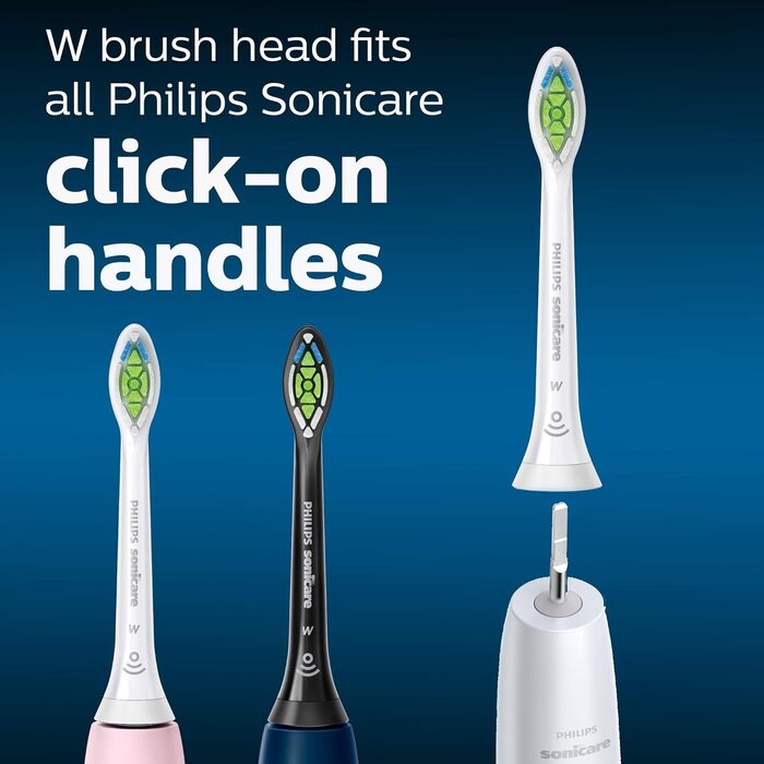 Змінні насадки для щітки Philips Sonicare DiamondClean, HX6064/65, технологія щіткової синхронізації, біла серія 4