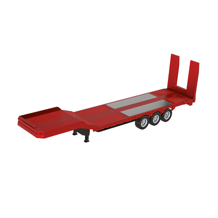 Причіп DF Models для вантажівки Scania (радіокерований автомобіль, масштаб 118, причіп для вантажівки Scania, з пандусами, з LED-підсвічуванням, дитяча іграшка) 3219