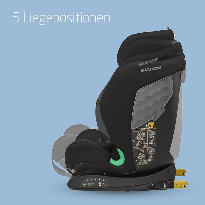 Зростаюче дитяче крісло, 15 місяців - 12 років, 76 - 150 см, ISOFIX, захист від бокового удару G-CELL, 5 положень нахилу, регульов