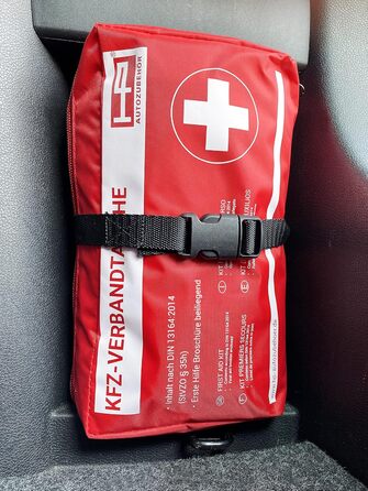 Аптечка червоного кольору - Мінімальний термін зберігання мін. 4 роки Без масок, 10039 KFZ -