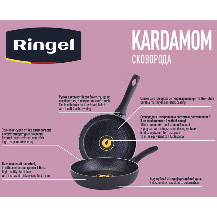 Сковорода 22 см Kardamom RINGEL