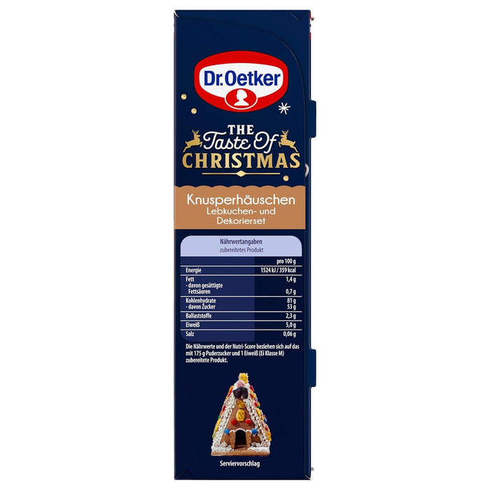 Пряниковий будиночок Dr. Oetker «Хрусткий будиночок», набір для випічки, 403 г