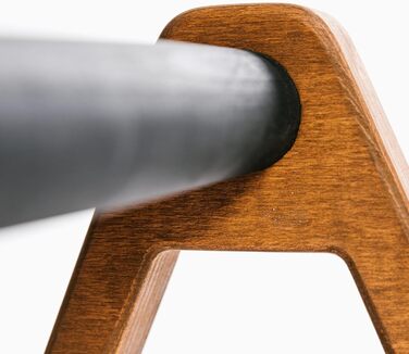 Дерев&39яні паралелети WOODPOWER PowerBars для віджимань, дерев&39яні ручки для віджимань, стійка на руках, йога та калістеніка, нековзні, для використання в приміщенні та на вулиці, безпечні для суглобів, тренування з власною вагою XL, коричневі