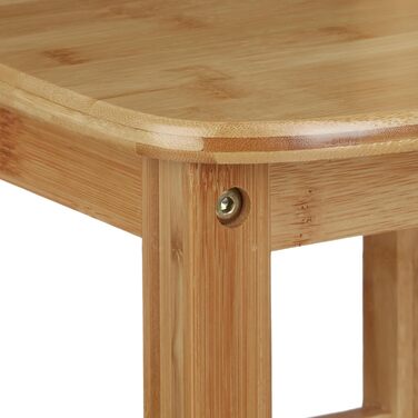 Дитячий стілець RUSTICO з бамбука, для хлопчиків і дівчаток, стілець для дитячої кімнати, ВхШхГ приблизно 50 x 28,5 x 28 см, натур