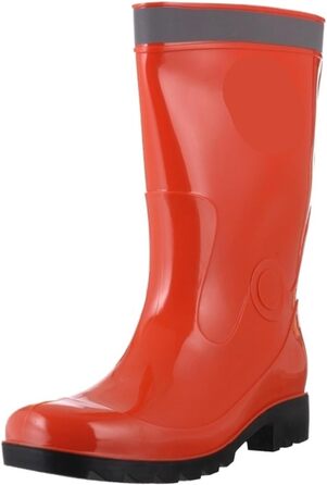 Чоловічі гумові чоботи з ПВХ, заввишки до литки, водонепроникні, безшовні, нековзні, м&39які, для використання на вулиці, гумові чоботи для дорослих, розмір 42 EU, помаранчеві