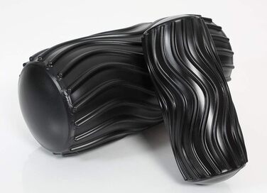 Масажний ролик TOGU Actiroll Wave M для фасції, чорний, одинарний