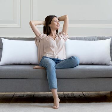 Декоративні подушки Utopia Bedding, 50,8 x 66 см, подушки для ліжка та дивана, декоративні подушки для дому, 2 шт., білі