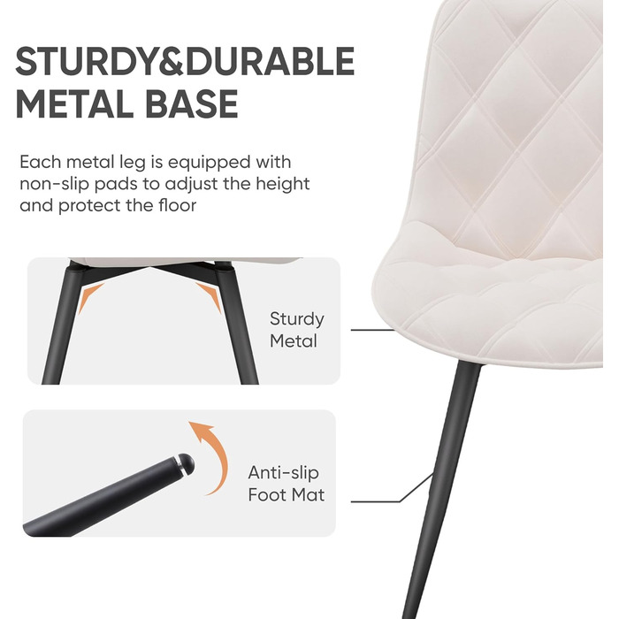 Обідній стілець, обертовий на 360 стілець з підлокітниками, м&39який обертовий стілець, ергономічний кухонний стілець, сучасна подушка сидіння з металевим каркасом для їдальні, вітальні, офісу, білий, комплект з 4 шт.