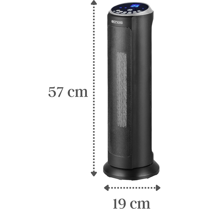 Енергозберігаючий керамічний вентилятор-обігрівач 12-годинний таймер Коливальний Дистанційне керування 3 налаштування охолодження, 1000, 2000 Вт Електричний обігрівач Нагрівальний пристрій Індикатор температури Електричний обігрівач Міні-обігрівач