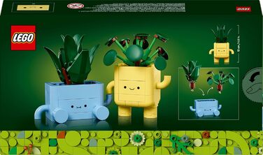 Конструктор LEGO Botanicals Щасливі Рослини, набір для декору, 217 деталей