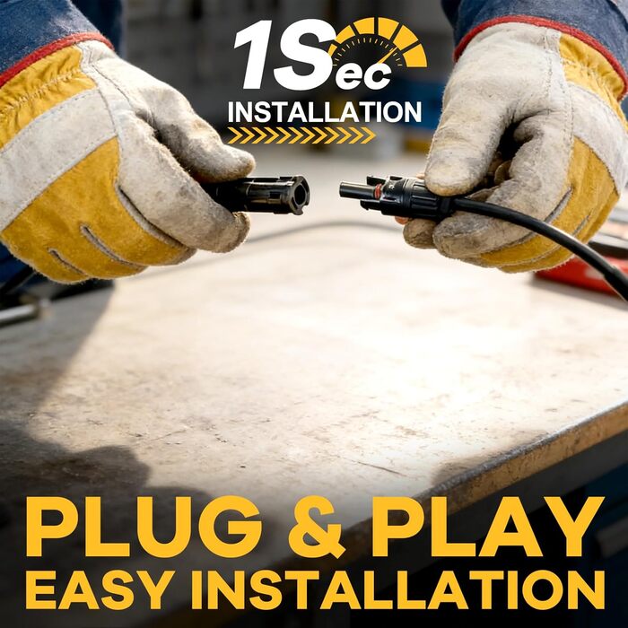 Зарядний пристрій WingFly AC-MC4, для заряджання SolarFlow Hub 1200 / Hub 2000 / AIO 2400 / Solix, 54V/3A, 162W, підходить для використання взимку та в дощову пору року.