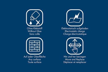 Електростатичні самоклеючі картки для модерації стікерів, Rainbow Edition Big Memo 170 x 100 мм, 200 аркушів, різні кольори Змішані статичні стікери, поодинокі