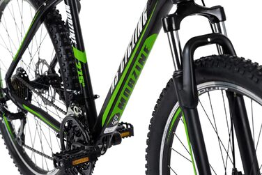 Гірський велосипед KS Cycling Hardtail 27.5&39&39 Morzine 27.5 дюймів, 53 см чорно-зелений