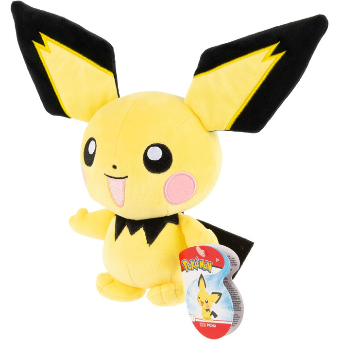 М'яка іграшка Pokmon Пічу, 20 см - офіційний ліцензійний продукт