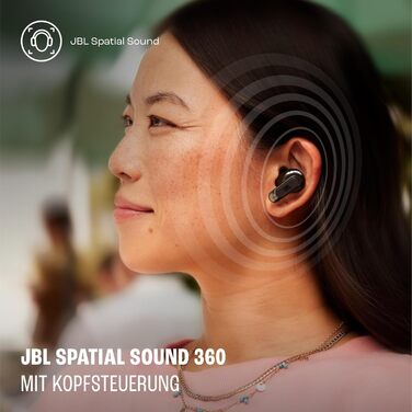 Навушники з розумним зарядним пристроєм, 40 годин автономної роботи, True Adaptive Noise Cancelling 2.0 та JBL Spatial 360 Sound з