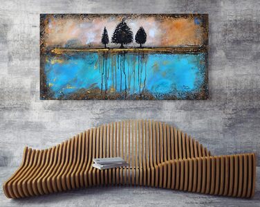 Моніка Мірафьорі I 100 РУЧНИЙ РОЗПИС I Картина Бажання 100х50см Картина Ручний розпис Акриловий живопис Дуже великий акриловий жив